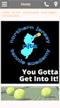 Mobile Screenshot of northernjerseytennis.com